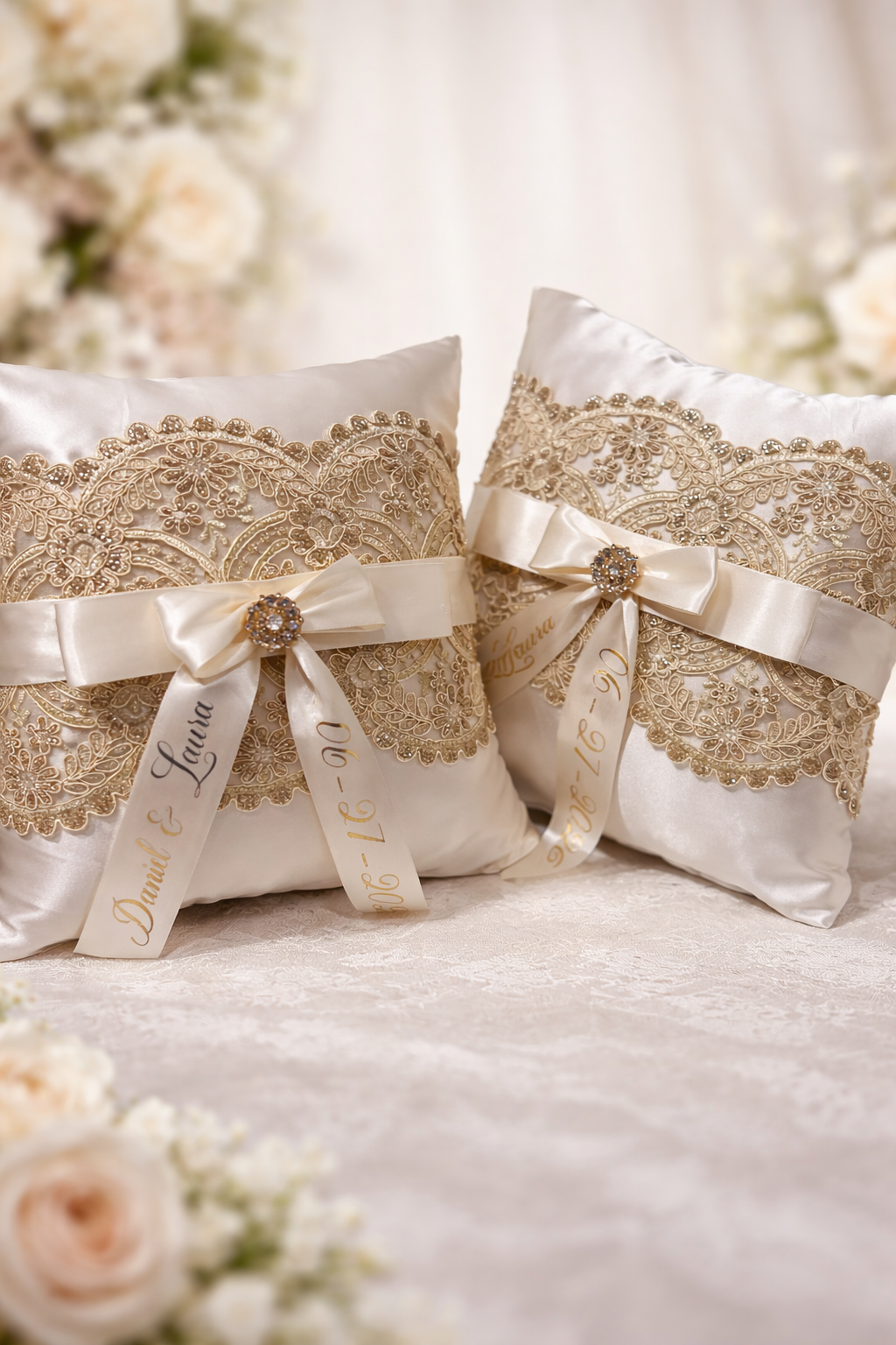 Personalized Ring Bearer Pillows